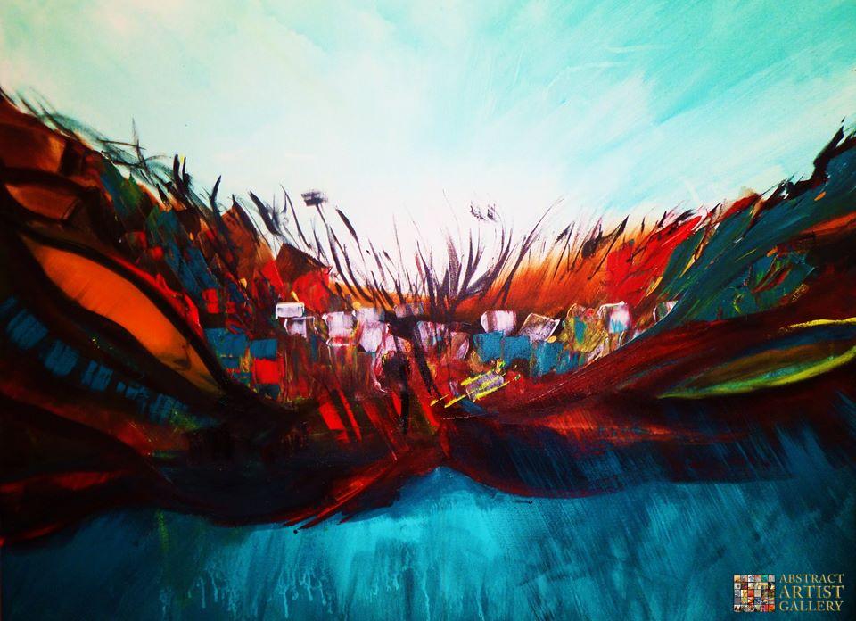 Abstract Art Painting by Mo Tuncay