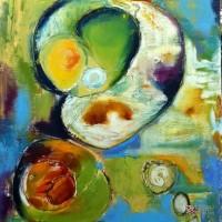 Abstract Artist Jan Corcoran