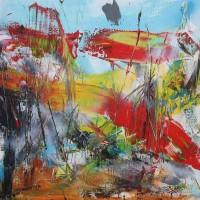 Abstract Painting by Abstract Artist Jan van Oort