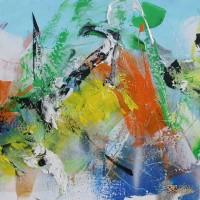 Abstract Painting by Abstract Artist Jan van Oort