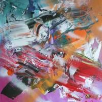 Abstract Painting by Abstract Artist Jan van Oort