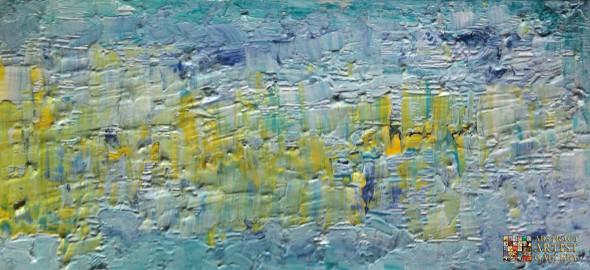 Abstract Painting “Fracture” by Ingrid Arencibia (Ingrid Arencibia)