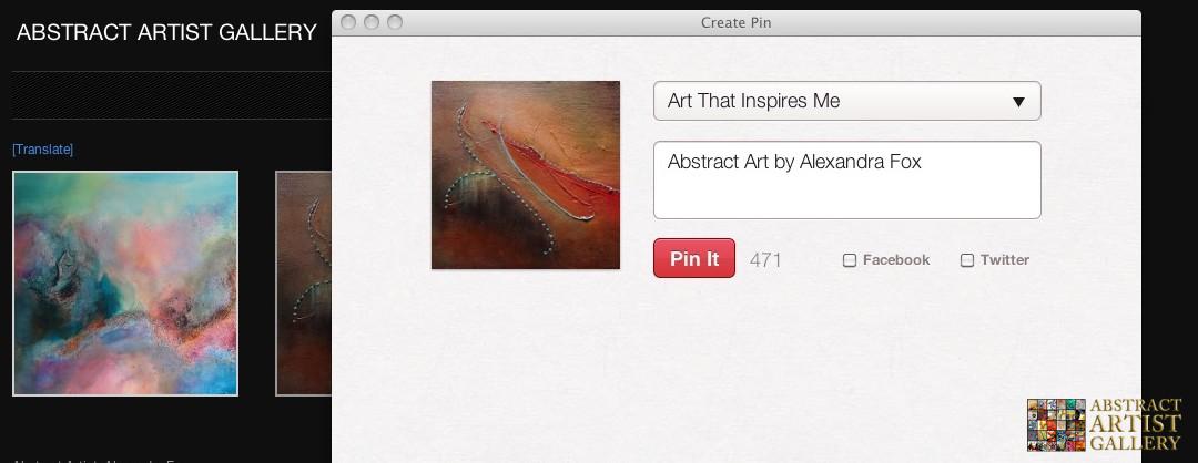 Pinterest Helping Abstract Artists