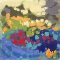 Abstract-Art-Painting-Pamela- Gatens-TidePoolReflectionsGatens