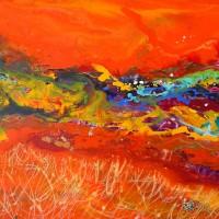 Abstract Art Painting by Caroline Ashwood