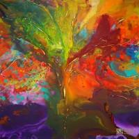 Abstract Art Painting by Caroline Ashwood