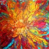 Abstract Art Painting by Caroline Ashwood