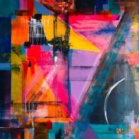 Abstract Painting by Artist Nicola Harvey (Nicola Harvey)